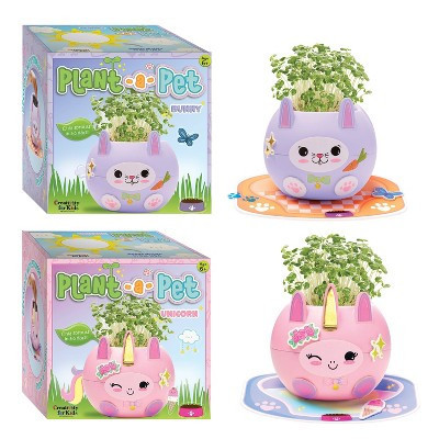 Creativity for Kids 2pk Plant a Pet Unicorn & Bunny Garden Art Kit | Target