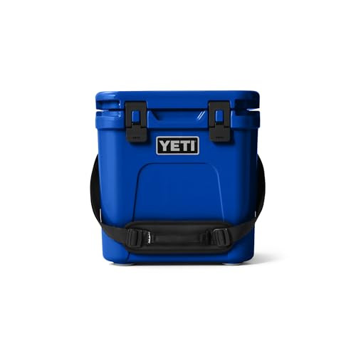 YETI Roadie 24 2.0 Hard Cooler with DoubleDuty Shoulder Strap and Drain Plug, Royal Blue | Amazon (US)