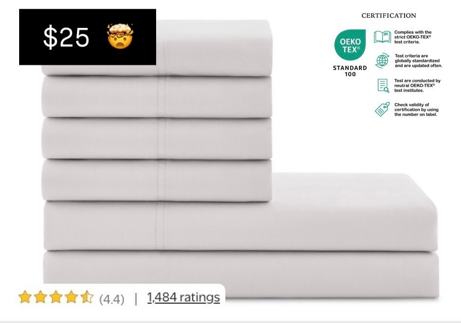 Affordable quality bed sheets that feel soft, cozy, and luxe without the high price tag. These are perfect for everyday use, guest rooms, or a quick bedroom refresh and they hold up wash after wash.

affordable quality bed sheets, budget friendly sheets, soft bed sheets, affordable sheets, high quality sheets for less, cozy bed sheets, affordable luxury bedding, sheets for guest room, everyday bed sheets, hotel style sheets on a budget, bedroom refresh essentials, bedding deals, affordable home essentials, popular bed sheets ltk, bedding finds, cozy bedroom must haves


#LTKGiftGuide #LTKFindsUnder50 #LTKSaleAlert