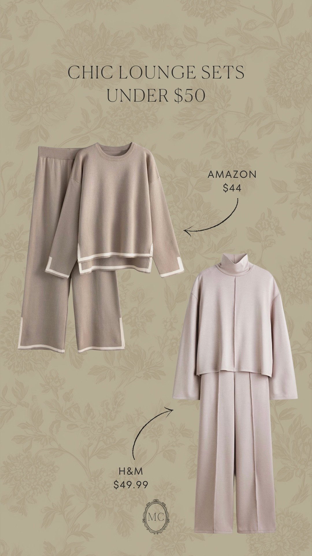 Two chic lounge sets under $50! Perfect as a gift or for yourself 🤍✨

#LTKGiftGuide #LTKselfcare #LTKFindsUnder50