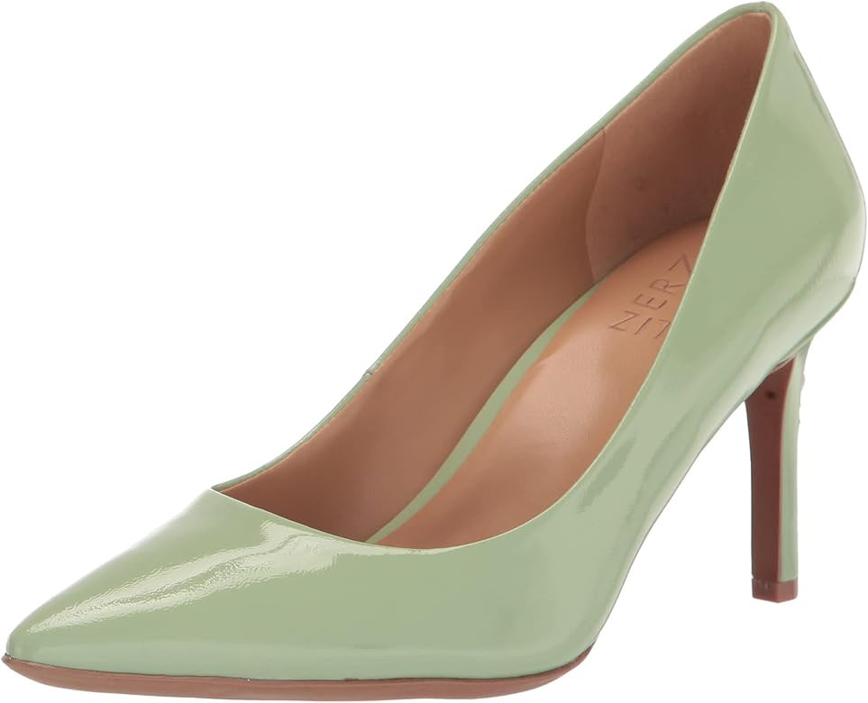Naturalizer Womens Anna Pointed Toe High Heel Pumps,Mint Green Patent Leather,10 Wide | Amazon (US)