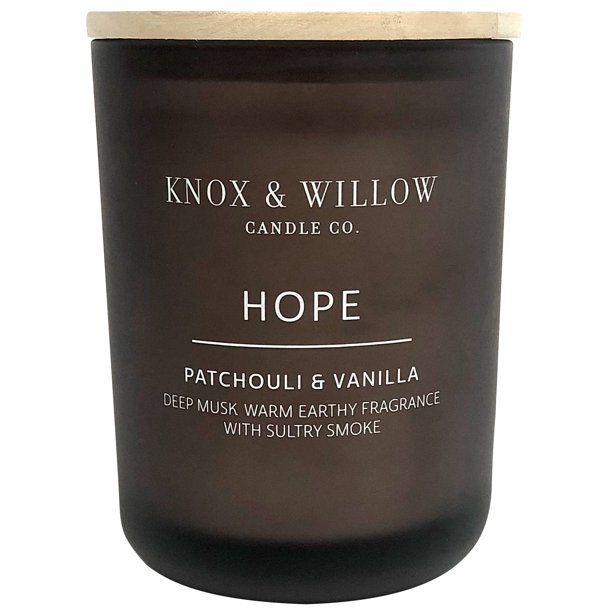 Knox & Willow 2-Wick Candle, Hope, Patchouli & Vanilla Scent, 15 oz | Walmart (US)