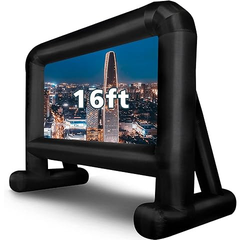 Gemmy 39121-32 Airblown Movie Screen Inflatable with Strage Bag, 149" Screen | Amazon (US)