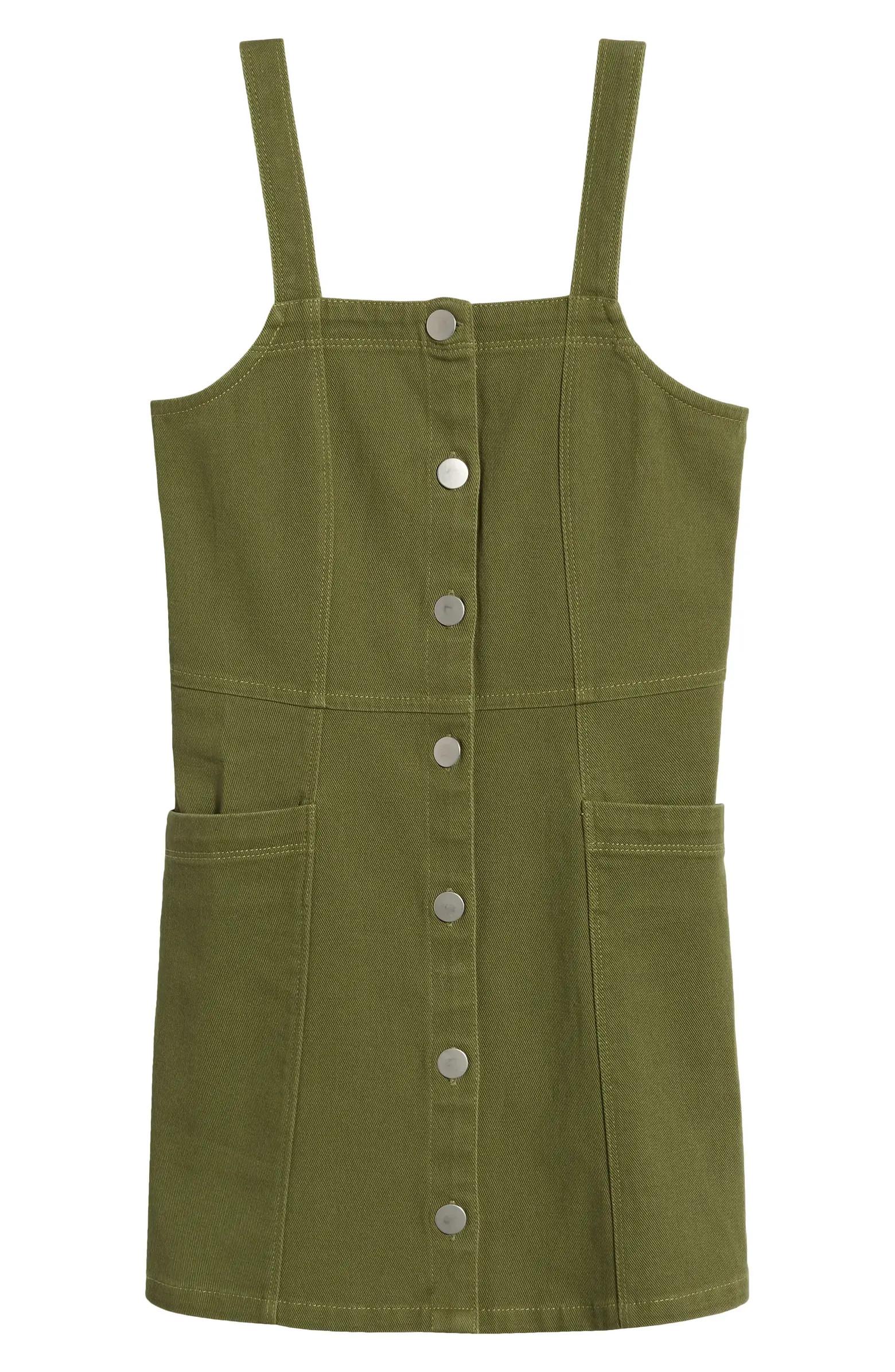 Nordstrom Kids' Stretch Twill Jumper Dress | Nordstrom | Nordstrom