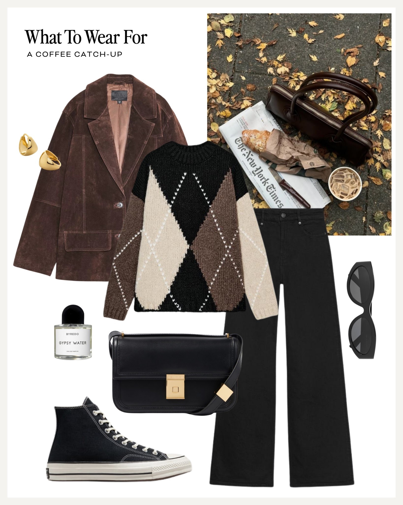 Autumn outfits

Suede blazer / Zara fashion  / black jeans /  converse / crossbody demellier bag 

#LTKuk #LTKautumn