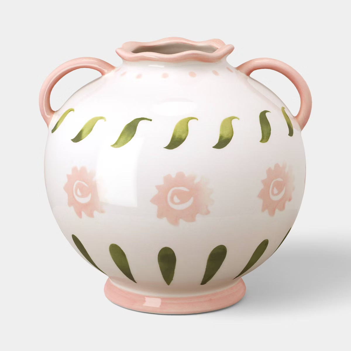 8" Painted Ceramic Jug Vase - Threshold™ | Target