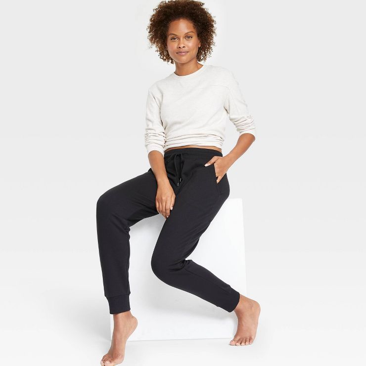 Women's Beautifully Soft Fleece Lounge Jogger Pants - Stars Above™ | Target