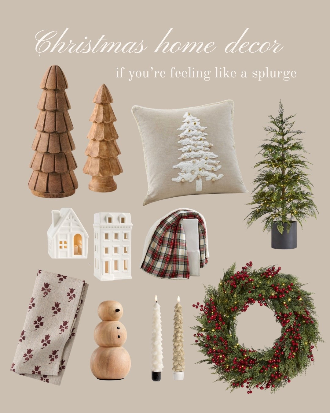 Christmas home decor 🤍