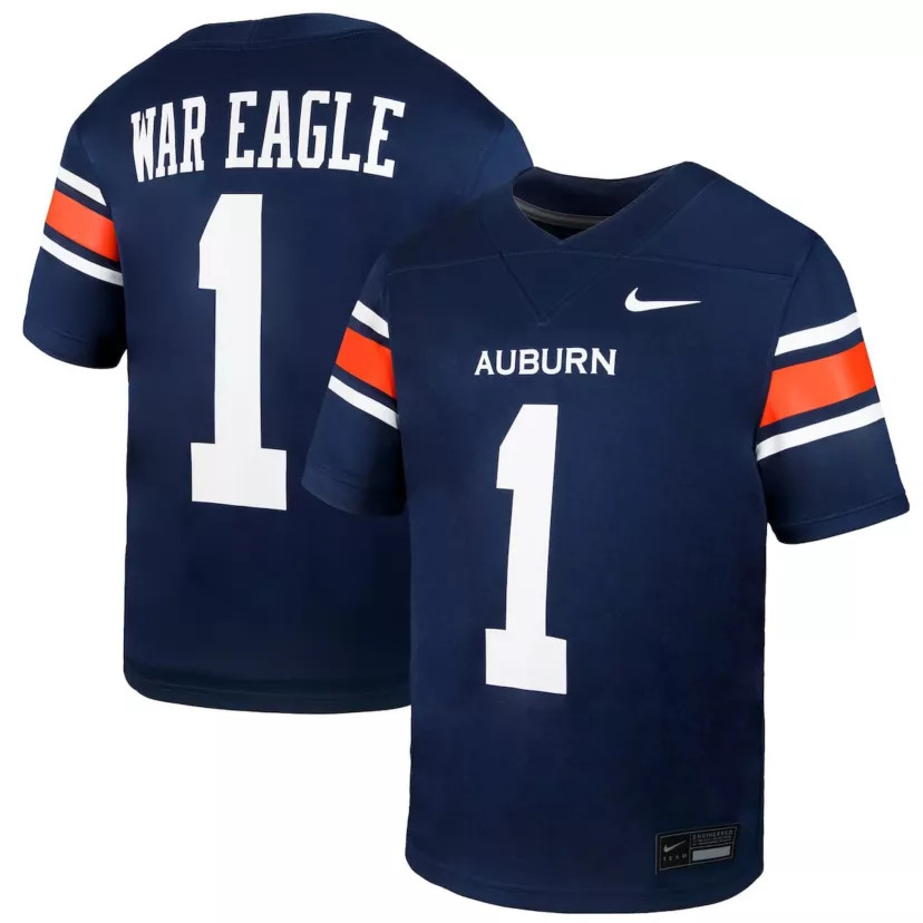 NCAA Nike #1 Auburn Tigers Untouchable Replica Game Jersey | Belk