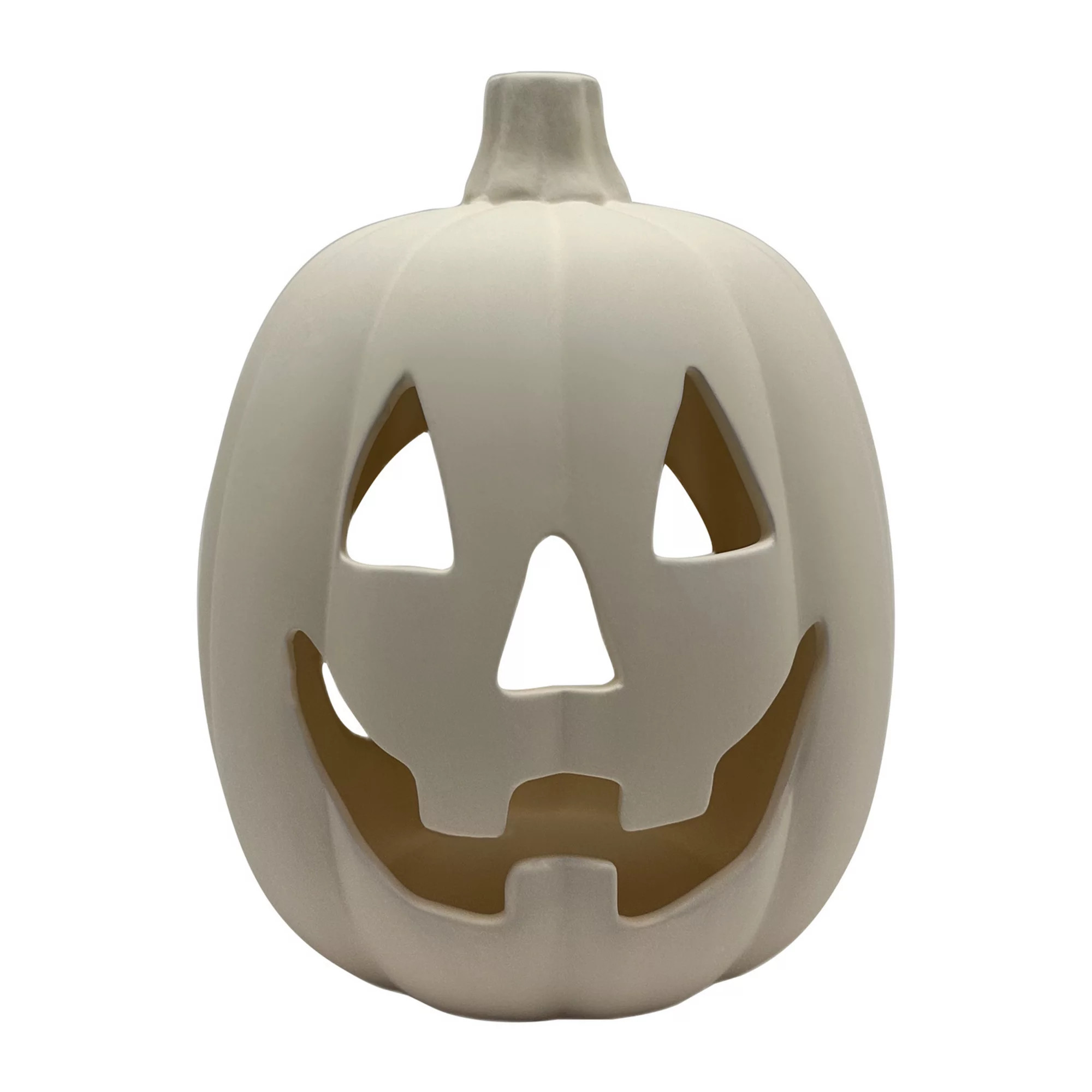 Celebrate Together™ Halloween White Terracotta Jack O' Lantern Decor | Kohl's