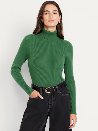 SoSoft Lite Rib Turtleneck Sweater | Old Navy (US)