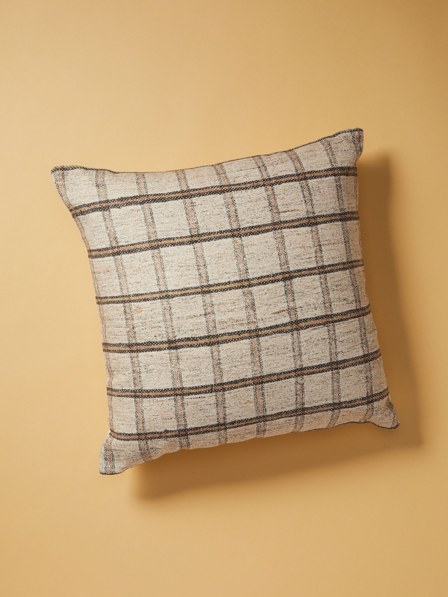 18x18 Plaid Woven Pillow | Living Room | HomeGoods | HomeGoods