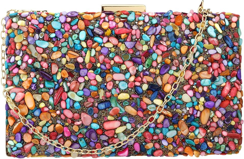 Acrylic Handbags for Women Perspex Geometric Evening Clutch Bag Elegant Purses Box Crossbody Bag ... | Amazon (US)