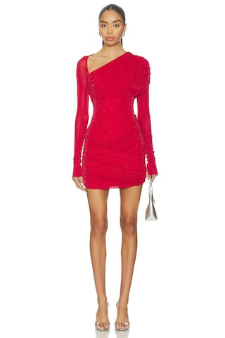 Lucille Mini Dress in Red | Revolve Clothing (Global)