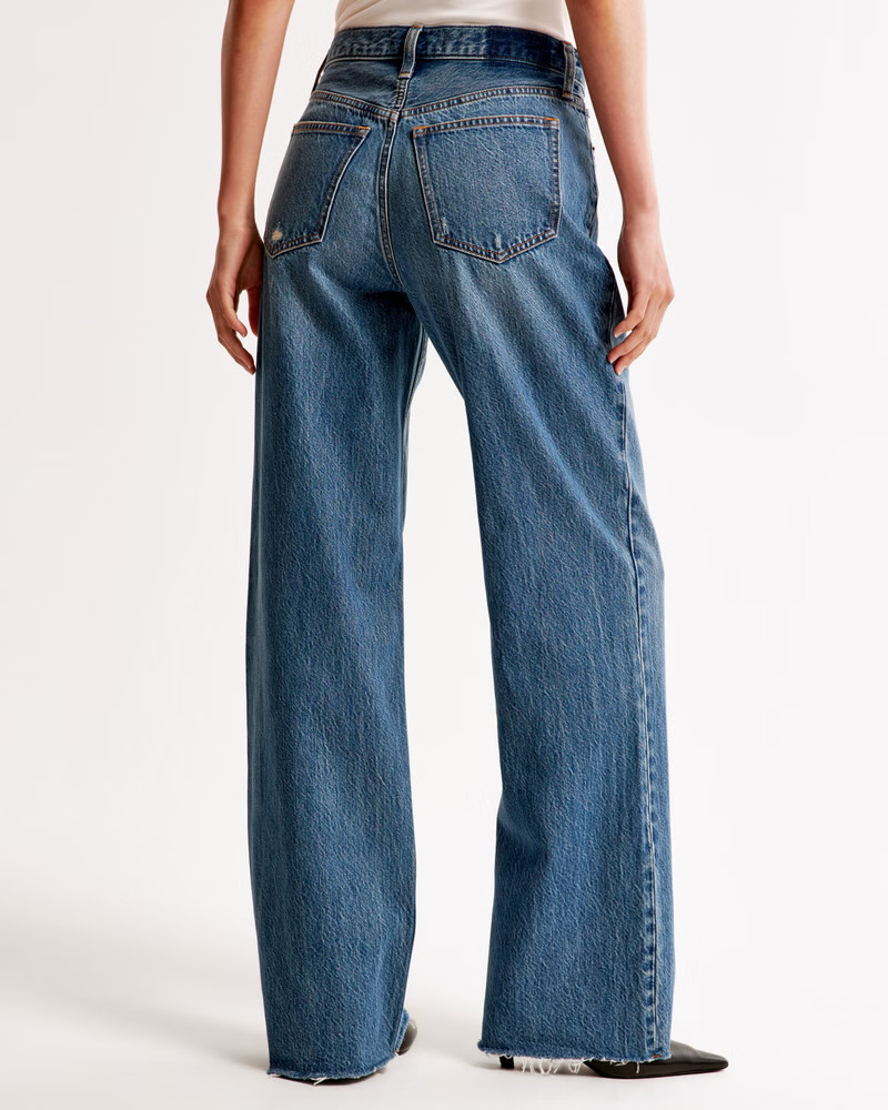 Women's High Rise Loose Jean | Women's | Abercrombie.com | Abercrombie & Fitch (UK)