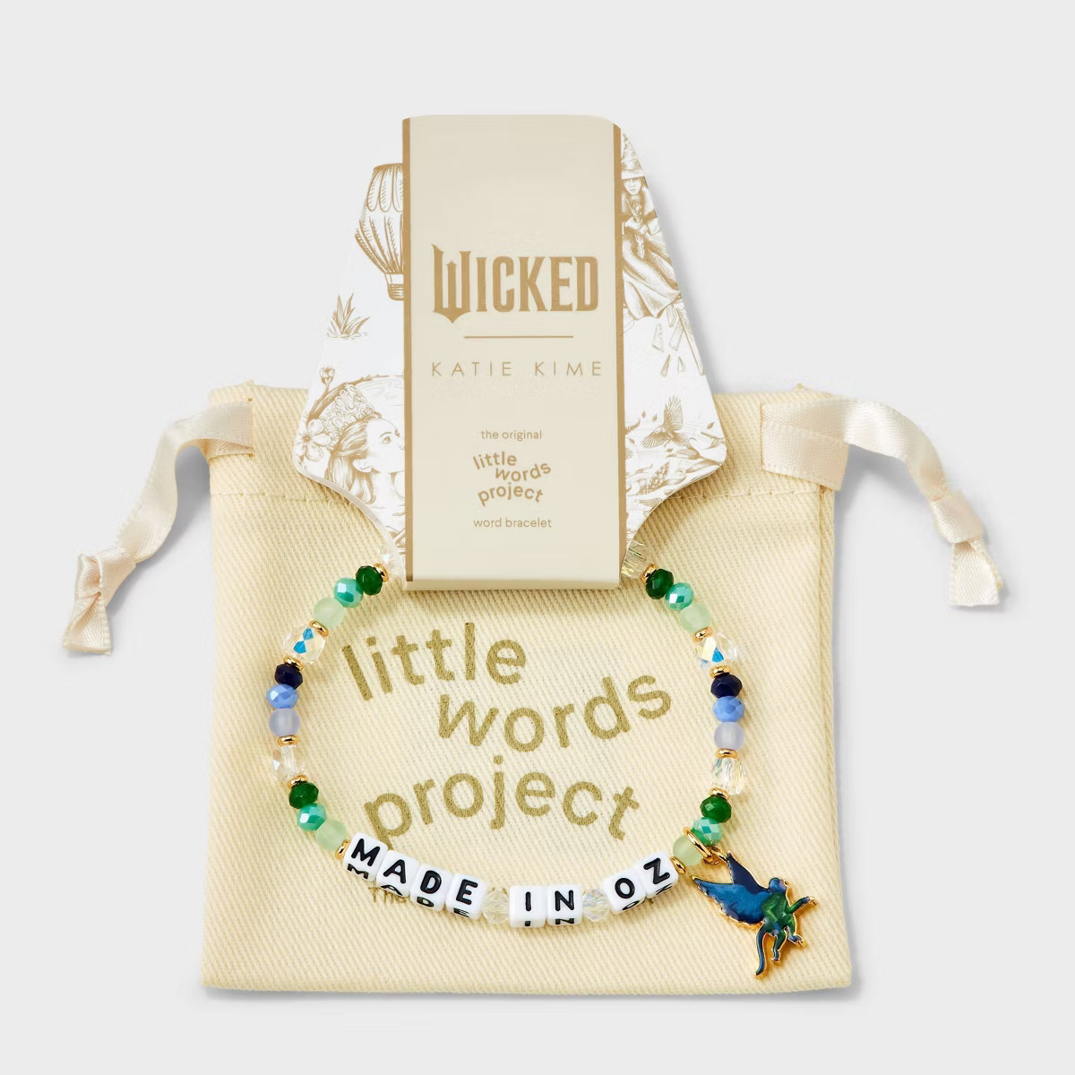 Little Words Project x Wicked "Made in Oz" Beaded Bracelet - Green/Blue/White | Target
