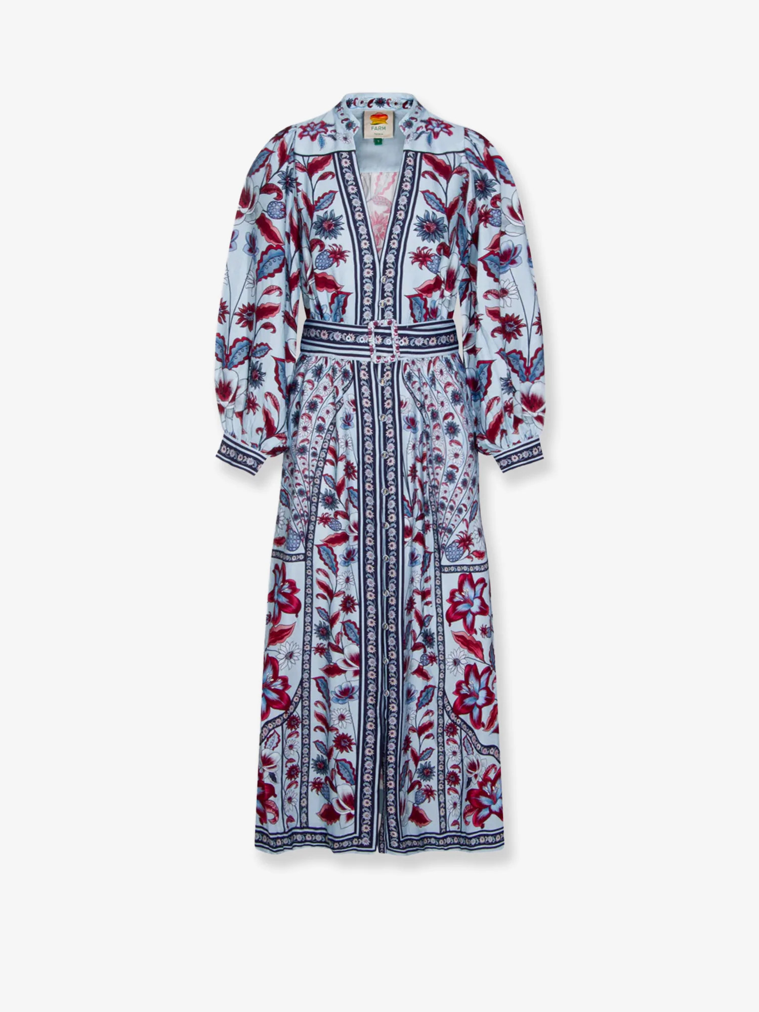 Marcelle Maxi Dress - FARM RIO - gender_Woman | Nugnes 1920