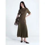 Scoop Women’s and Women’s Plus Mixed Media Maxi Cotton Dress, Sizes XS-4X | Walmart (US)