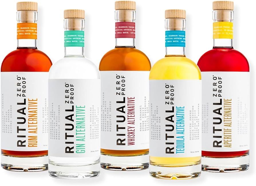 RITUAL ZERO PROOF Tequila, Whiskey, Gin, Rum & Aperitif Alternatives | Award-Winning Non-Alcoholi... | Amazon (US)