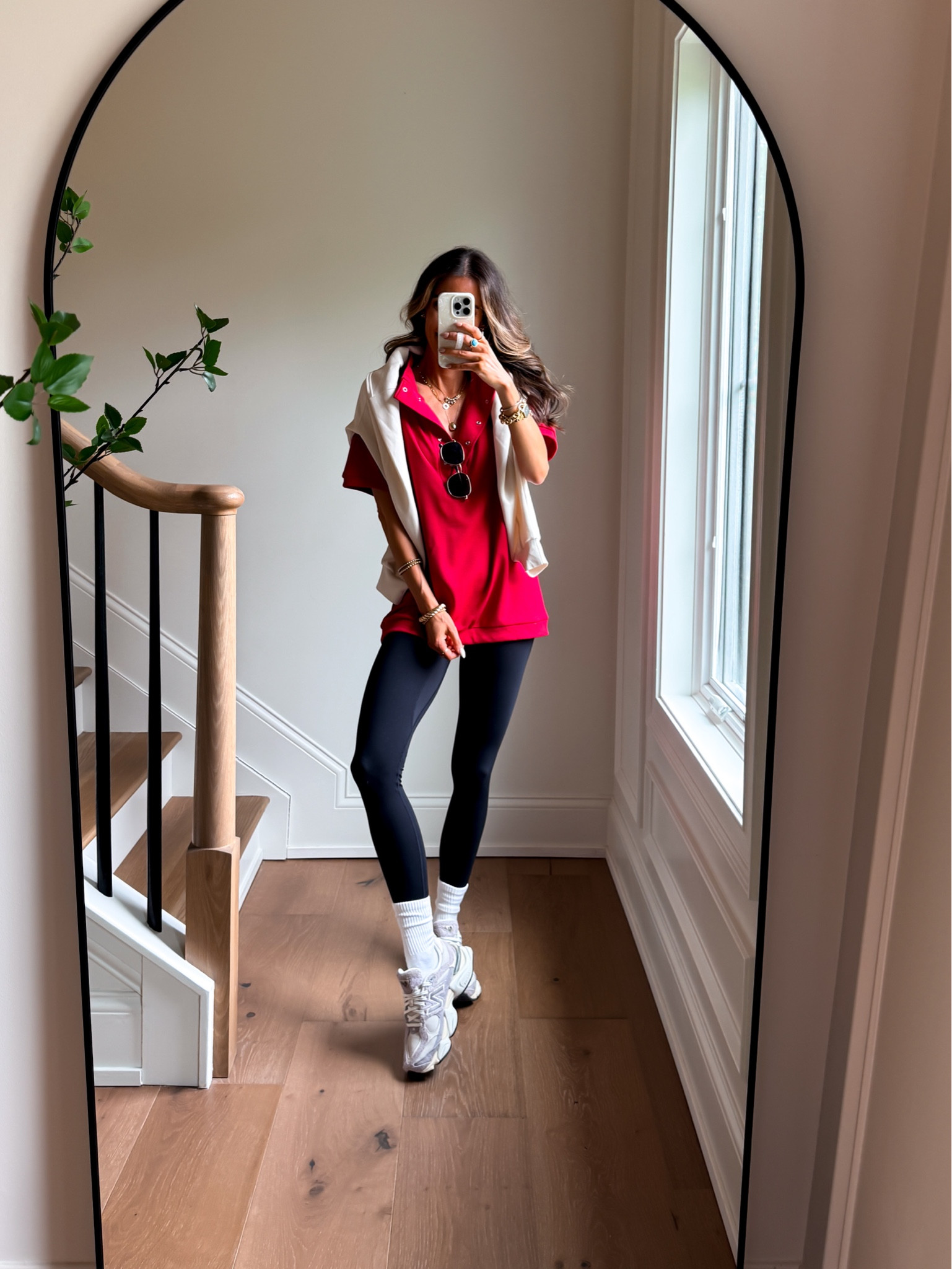 Wearing small top and xsmall leggings 

#LTKootd #LTKmomlife #LTKActive