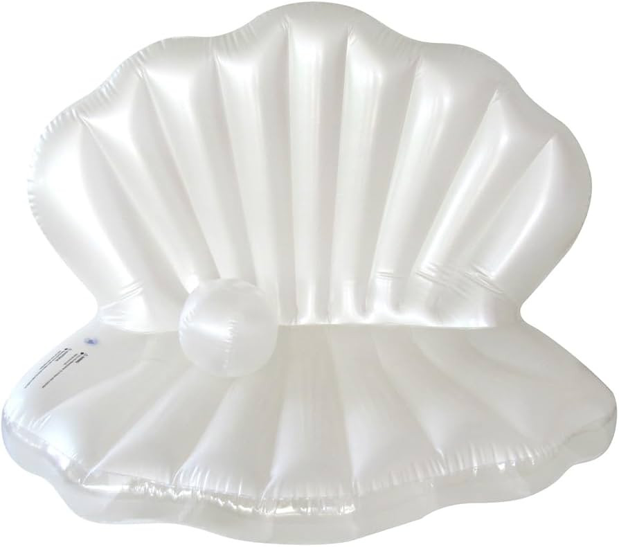 Treasure Gurus Giant Clam Shell Pool Float Adult Swimming Floats Kids Water Toys Mermaid Birthday... | Amazon (US)