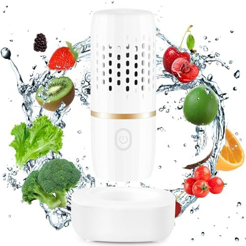 Cudinham Fruit and Vegetable Purifier Cleaner Washing Machine Capsule Shape Disinfection OH-ion P... | Amazon (US)