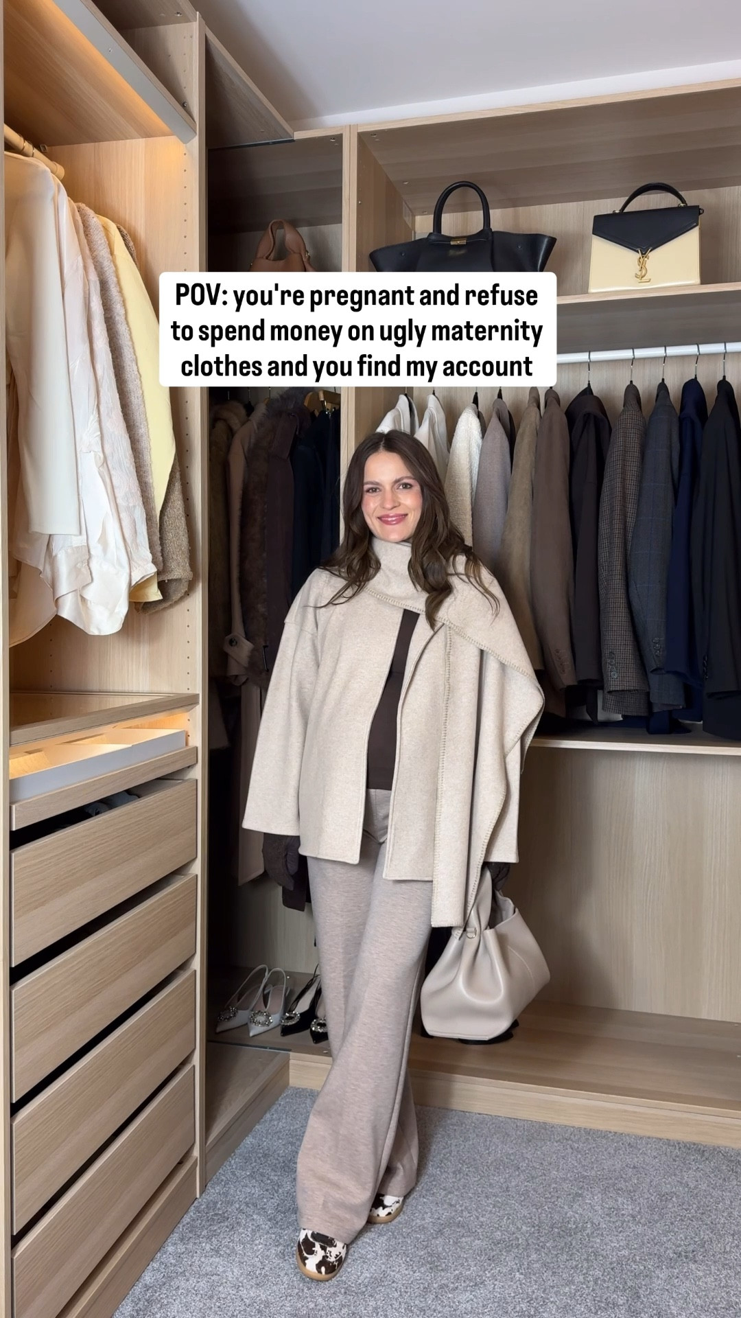 Chic Bump Outfits – Day 25

Save this for the days you want to feel put-together with minimal effort.

Follow for more wearable bump-friendly outfits.

32 weeks pregnant in the uk

For reference: I’m 160 cm, 60 kg.
I’m wearing size S

#ltkuk #ltkpetite #ltkmaternity
#chicbumpoutfits #pregnancyoutfits #bumpstyle #maternitystyle #thirdtrimester #elegantstyle #simplechic