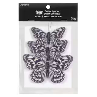 Gothic Garden Black & White Butterfly Accents by Ashland® | Michaels Stores