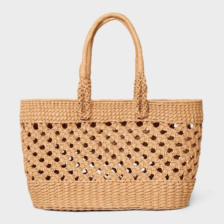 This straw tote is perfect for the beach or pool. It’s at a great price point for $40. 

#LTKitbag #LTKSeasonal