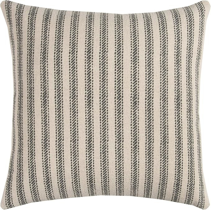 Rizzy Home | T11038 | Cover Only Decorative Pillow | 20"x20" Gray/Neutral/Brown | Amazon (US)