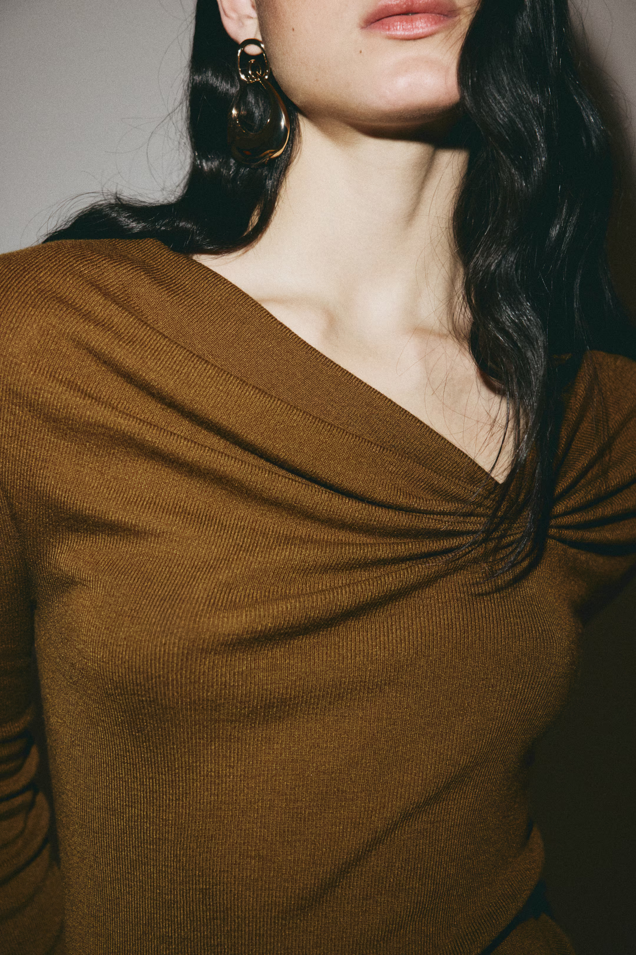 Draped Viscose-Blend Top | H&M (US + CA)