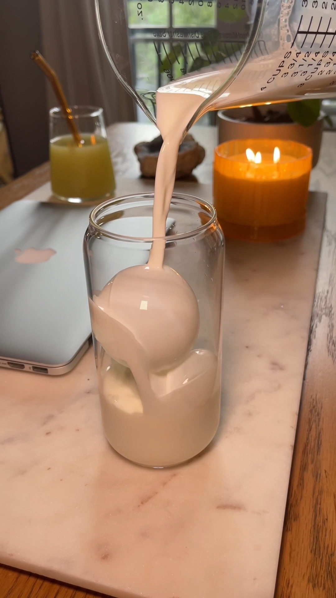 Celery juice, iced latte, and a ginger mango scented @Slatkin and Co. candle before beginning work this morning 🌞☕️

#modaymorning #morningroutine #worksetup #homeoffice #slatkincandle #stationary #desksetup #celeryjuice #icedlatte #slatkinandco #eltonjohn #springhome 

#LTKSeasonal #LTKHome