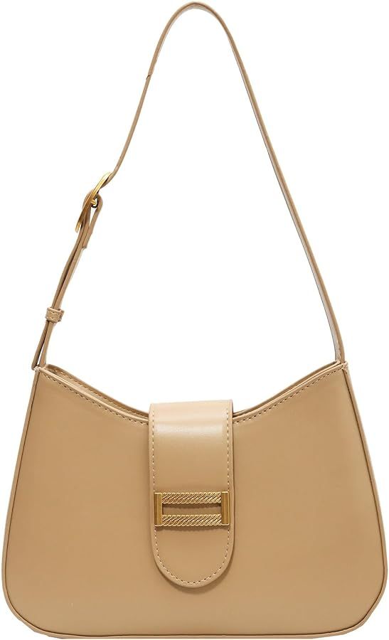 Classic Shoulder Bag,Retro Small Purse,Tote Bag for Women with Zipper Closure | Amazon (US)