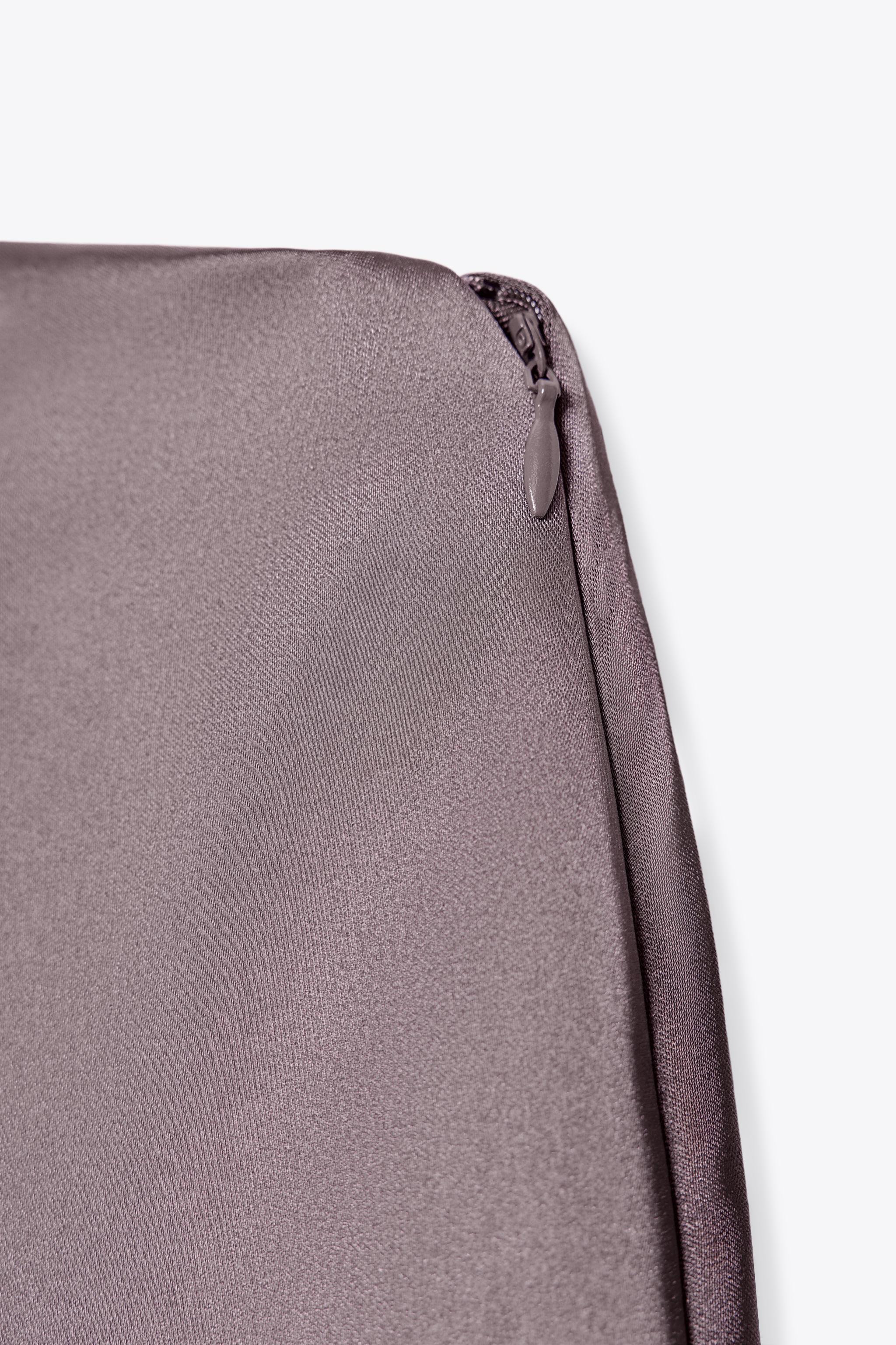 SATIN EFFECT LACE TOP | Zara US