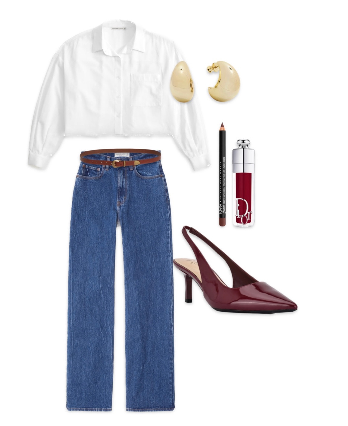 Fall date night 🤎 dior lip oil in color intense blueberry and jeans in color dark! 

#LTKSeasonal #LTKHoliday #LTKstyletip