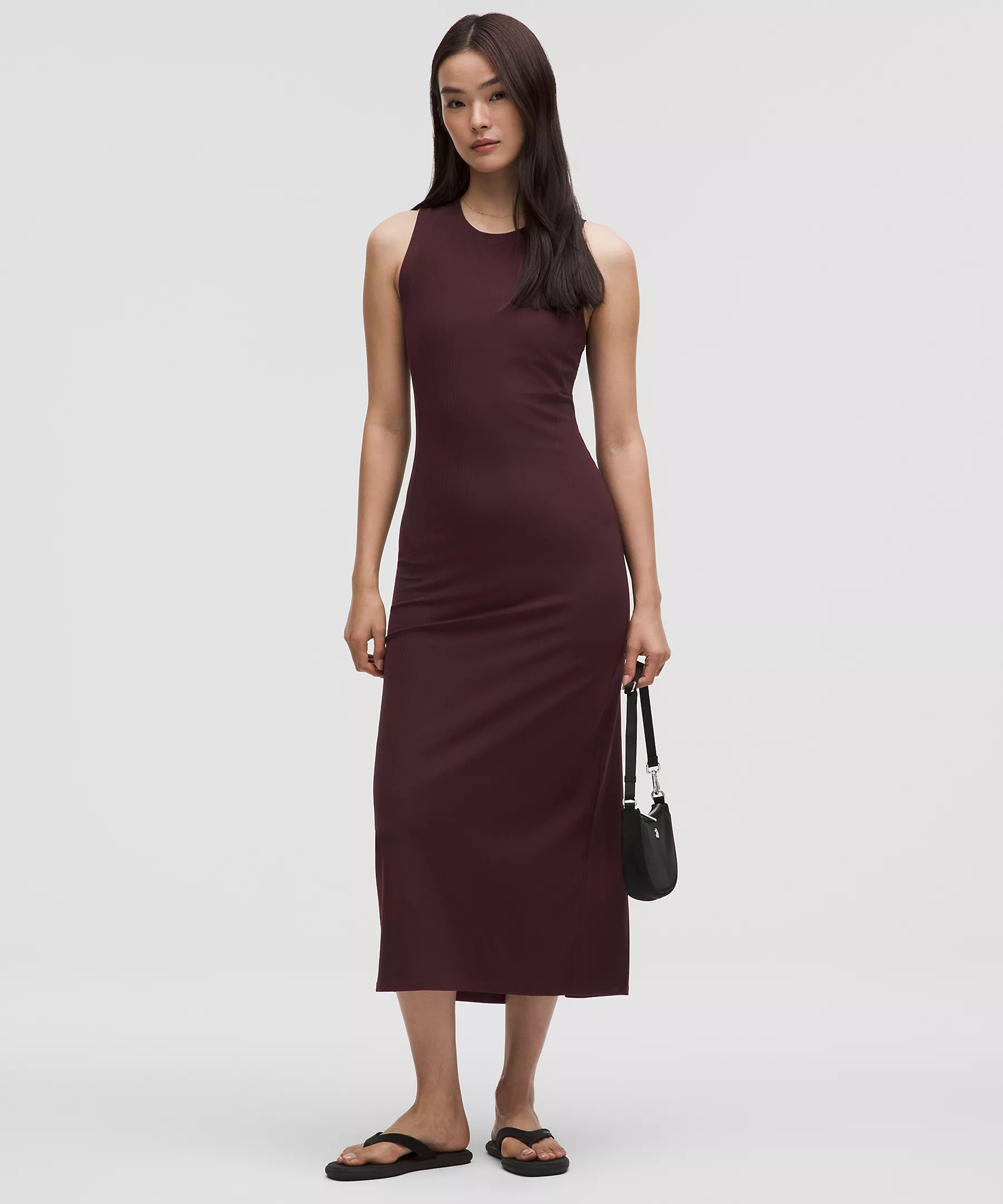 All Aligned Ribbed Midi Dress | Women's Dresses | lululemon | Lululemon (US)
