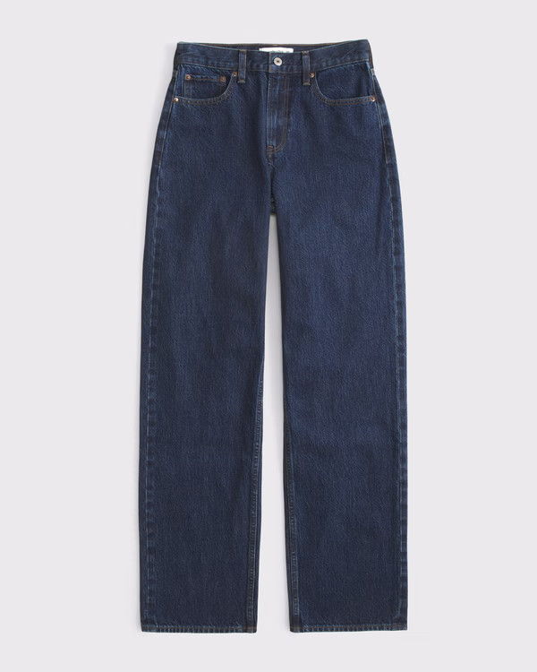 Curve Love High Rise Loose Jean | Abercrombie & Fitch (US)