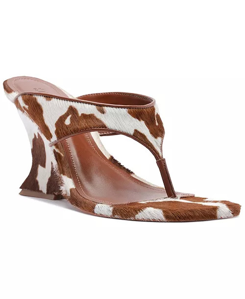 Schutz Women's Maya Slip-On Wedge Sandals - Macy's | Macy's