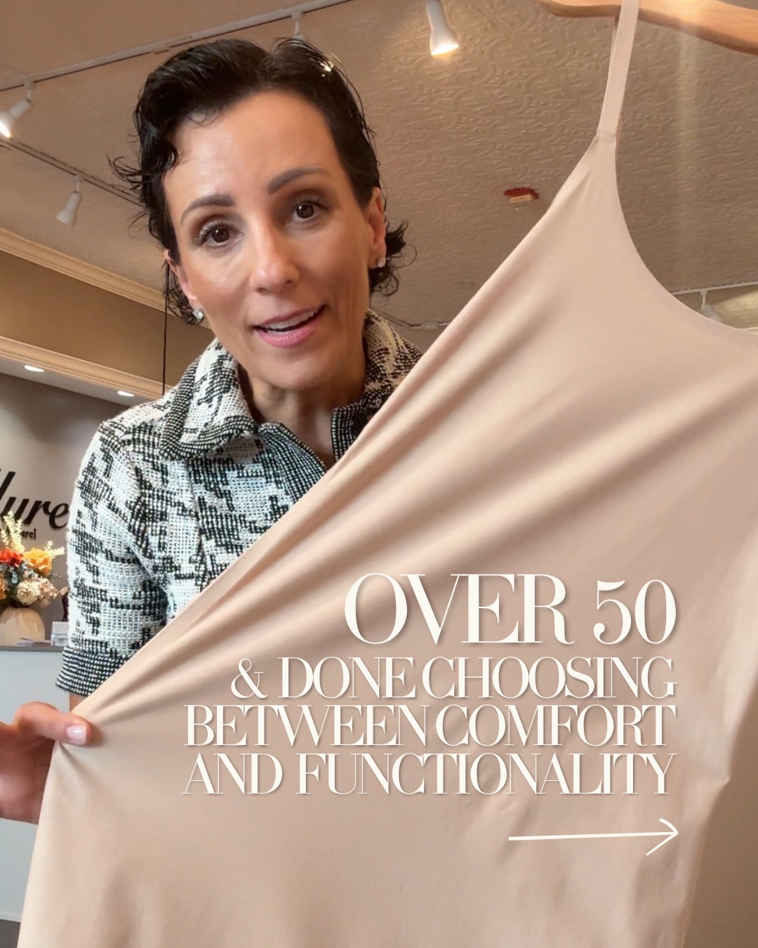 The right undergarments can completely change the way your clothes fit. 🤍

As a stylist, I always look at the foundation underneath the outfit. The goal isn’t about adding more layers, it’s about finding pieces that help your clothing drape beautifully while still feeling comfortable.

This is the kind of wardrobe foundation I recommend: lightweight, smoothing, and designed to disappear under your favorite pieces. Because confidence starts with feeling comfortable in what you’re wearing.

smoothing undergarment, wardrobe foundation, shapewear, styling tips, over 50 style, elegant dressing, closet essentials, dress layering, elevated style, women’s fashion, timeless wardrobe, Style with Eugenia

#LTKOver40 #LTKootd #LTKselfcare