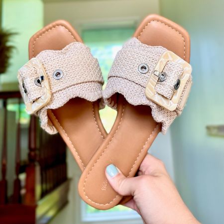 These Target sandals are so popular they sold out in the beige color, but linking it in black. 

Runs TTS

#target #targetfinds #founditattarget #targetstyle #targetfashion #targetoutfit #targetlook #sandals #springsandals #summersandals #springshoes #summershoes #flipflops #slides #summerslides #springslides #slidesandals #travel #vacation #vacay #tropical #resort #outfit #inspiration Travel outfit, vacation outfit, travel ootd, vacation ootd, resort outfit, resort ootd, travel style, vacation style, resort style, vacay style, travel fashion, vacay fashion, vacation fashion, resort fashion, travel outfit idea, travel outfit ideas, vacation outfit idea, vacation outfit ideas, resort outfit idea, resort outfit ideas, vacay outfit idea, vacay outfit ideas #neutral #neutrals #neutraloutfit #neatraloutfits #neutrallook #neutralstyle #neutralfashion #neutraloutfitinspo #neutraloutfitinspiration #casual #casualoutfit #casualfashion #casualstyle #casuallook #weekend #weekendoutfit #weekendoutfitidea #weekendfashion #weekendstyle #weekendlook #summer #sunmerstyle #summeroutfit #summeroutfitidea #summeroutfitinspo #summeroutfitinspiration #summerlook #summerpick #summerfashion 

#LTKTravel #LTKShoeCrush #LTKFindsUnder50