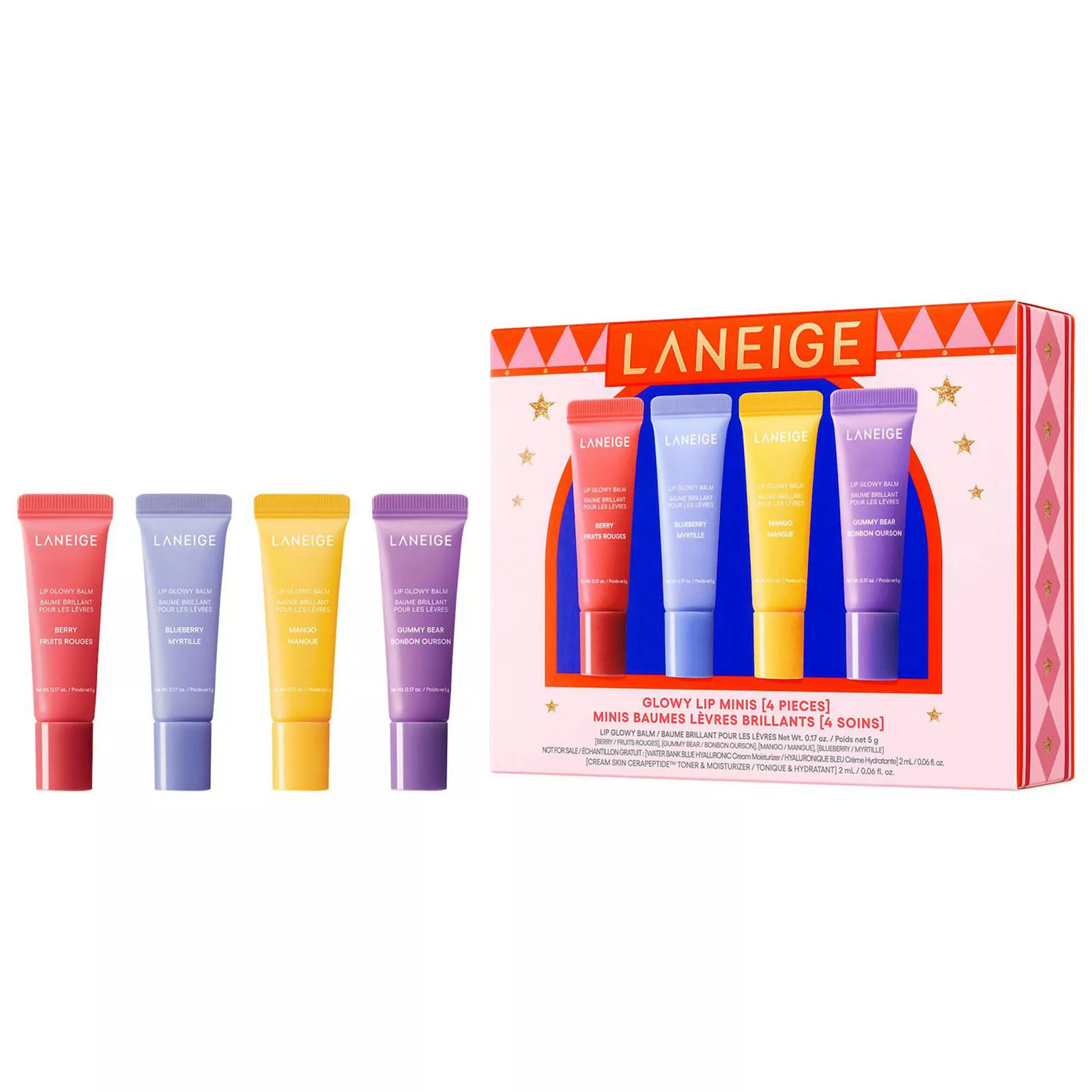 LANEIGE Glowy Lip Minis Lip Treatment Gift Set, None | Kohl's