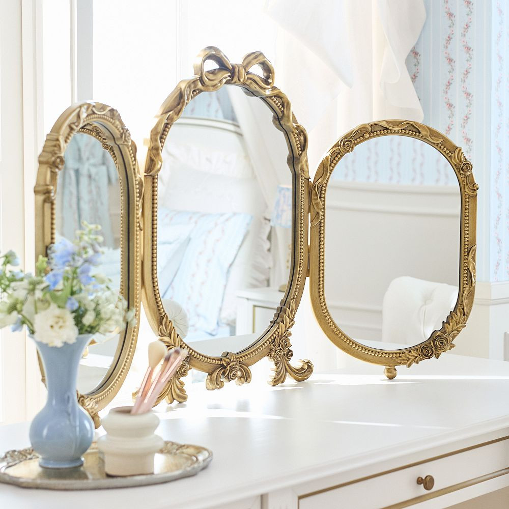 LoveShackFancy Trifold Vanity Mirror (43"x24") | Pottery Barn Teen
