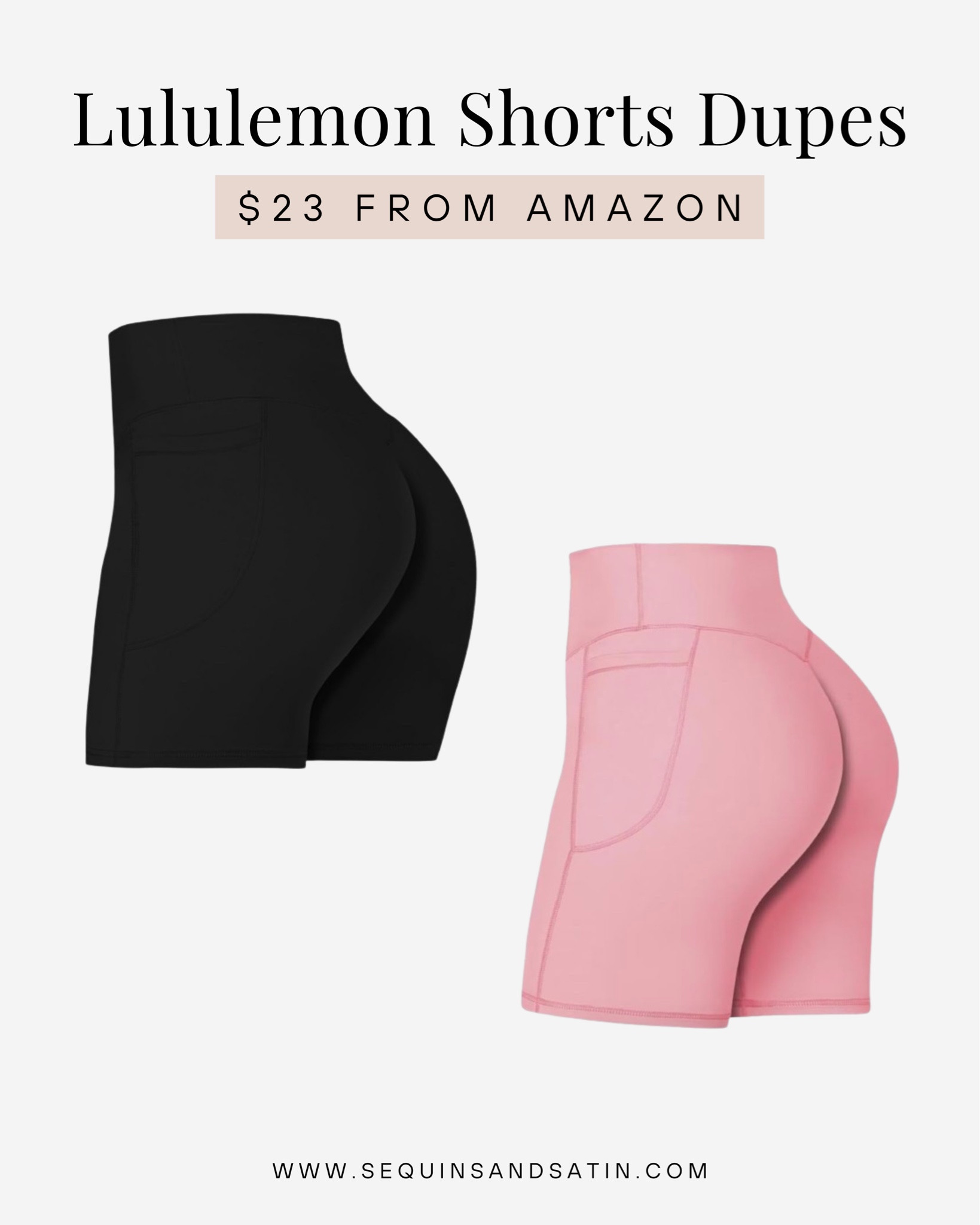 Lululemon shorts dupes from amazon🤍

*not knockoffs, just a similar vibe to get the look for less 

Lululemon dupes / amazon lululemon dupes / lululemon shorts dupes / lululemon shorts dupes / amazon lululemon align shorts dupes / amazon workout clothes / amazon activewear / amazon active clothes / amazon fitness clothes / amazon workout shorts / amazon shorts / amazon fashion / amazon influencer


#LTKFindsUnder50 #LTKFestival #LTKActive