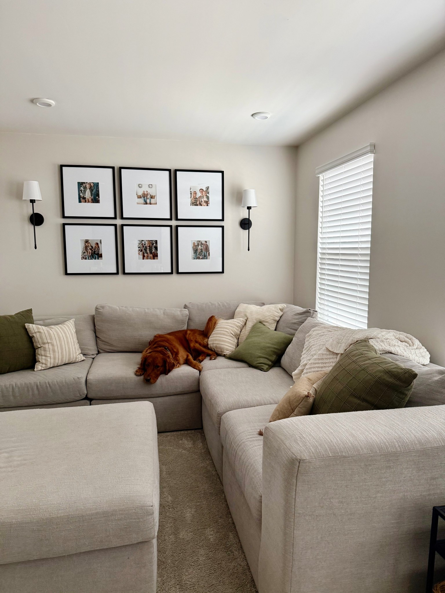 Upstairs loft work in progress!! Made our family wall collage. Can’t wait to switch it out seasonally and with our wedding photos. 

#LTKdayinmylife #LTKHome #LTKSeasonal