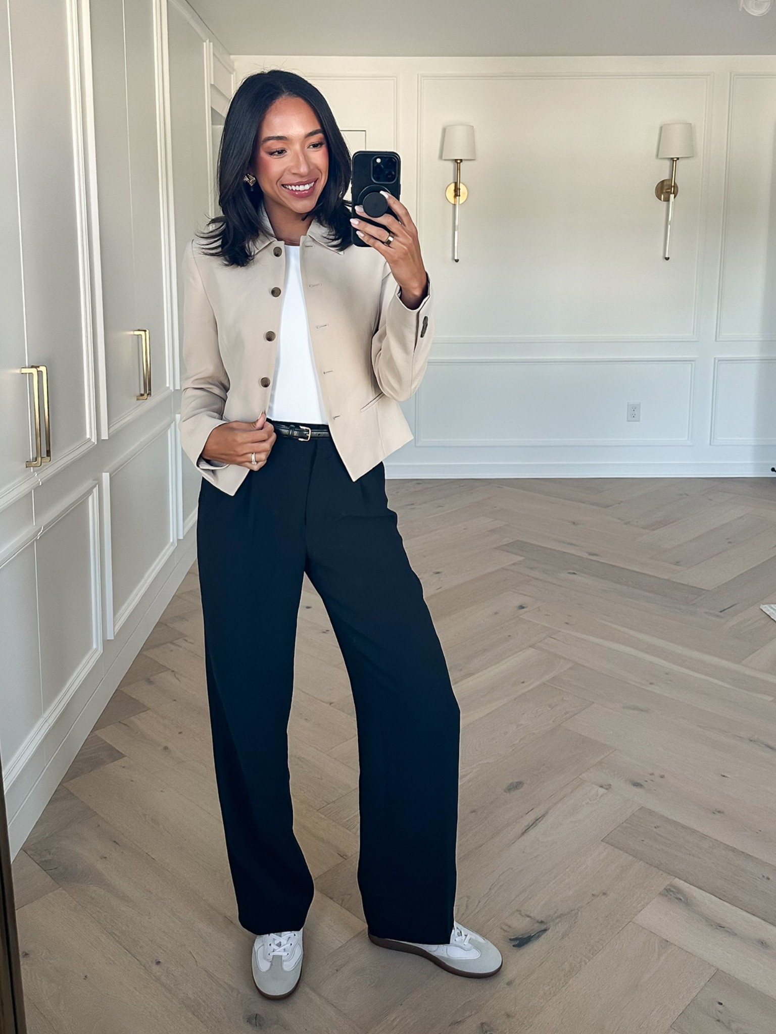 Work outfit! Wearing size 2 jacket and size 4 Tall trousers and size XS short sleeve top @aritzia #aritziapartner 


Workwear
Office outfit 
Work conference outfit 
Summer outfit 

#LTKWorkwear #LTKFindsUnder100 #LTKStyleTip