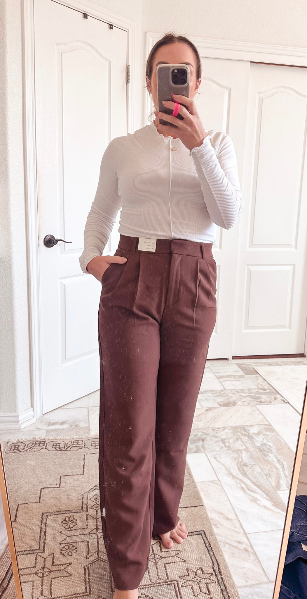 A&F Sloan Tailored Pant in Dark Brown | Size 29R/8

Sizing details: 5’5’’ | 145 lbs & a booty

Thanksgiving outfit; holiday dress; holiday party outfit; boots; sweater dress; holiday outfits; gift guide; IrisElizabeth

#LTKCyberWeek #LTKworkwear #LTKSeasonal