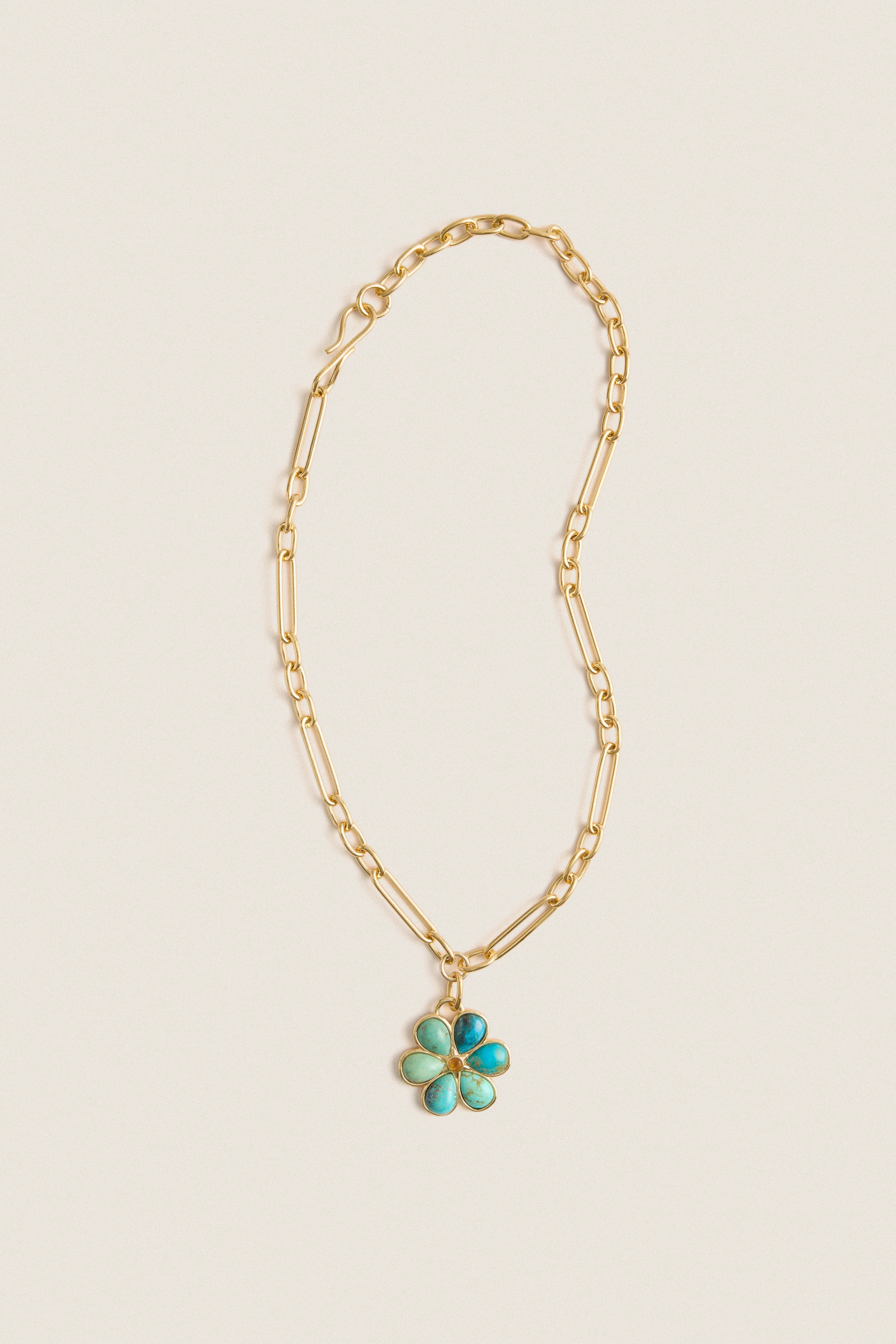 Tuckernuck x Lizzie Fortunato Turquoise Desert Daisy Necklace | Tuckernuck (US)