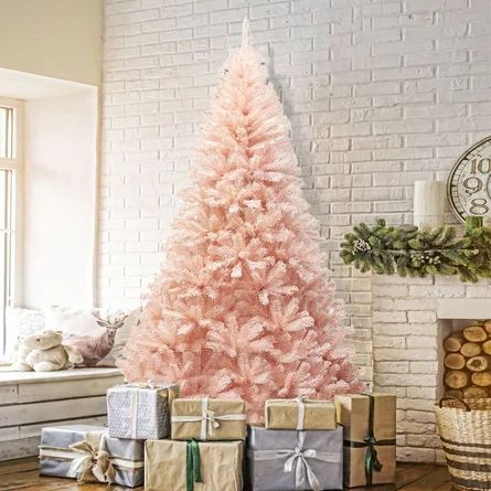 The Holiday Aisle® Pink Pine Cashmere Christmas Tree | Wayfair | Wayfair North America