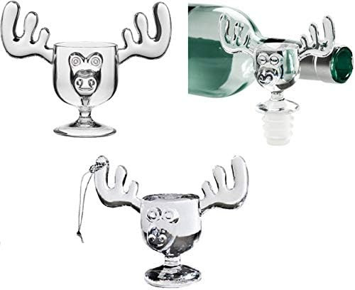 Christmas Moose Mug Trio Special (Acrylic Moose Mug 8 oz., Moose Mug Stopper and Moose Mug Orname... | Amazon (US)