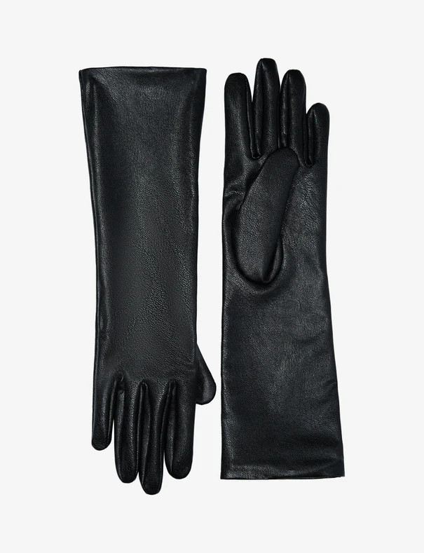 Faux Leather Midi Gloves | Commando®